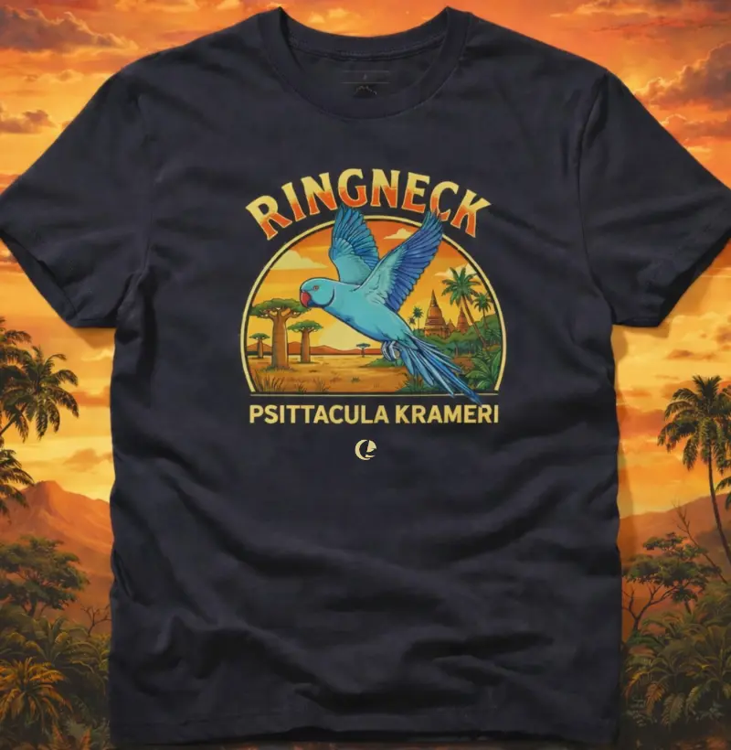 Camiseta Ringneck Azul Sunset