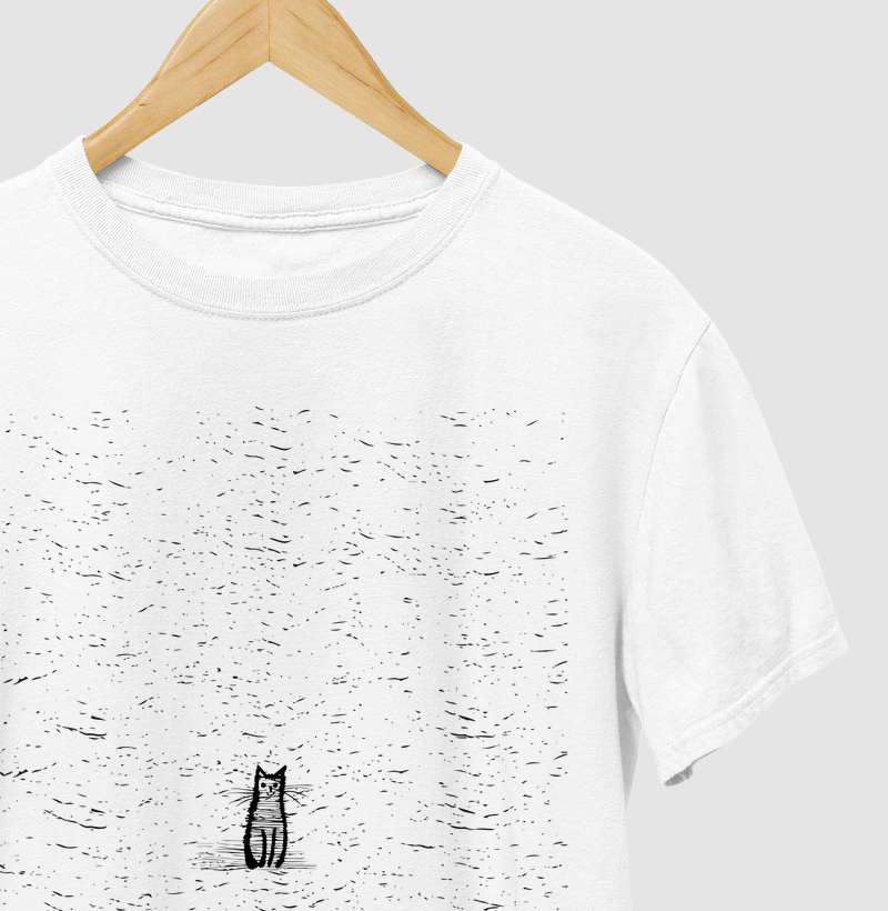 Camisa de juntar pêlo de gato (GATOS)