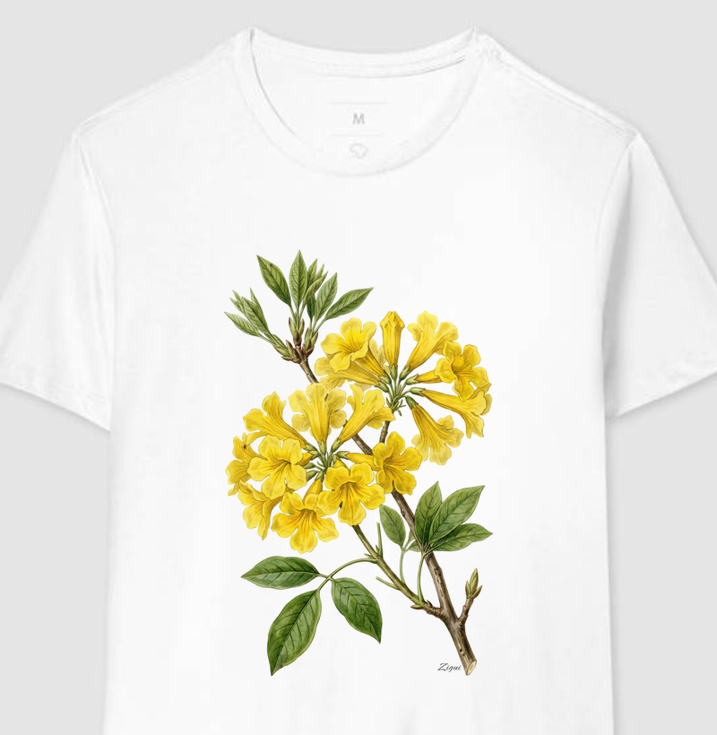 Camiseta Ipê-Amarelo | Coleção Aquarela Nativa