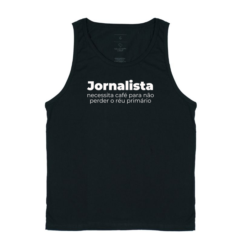 Jornalista necessita de café