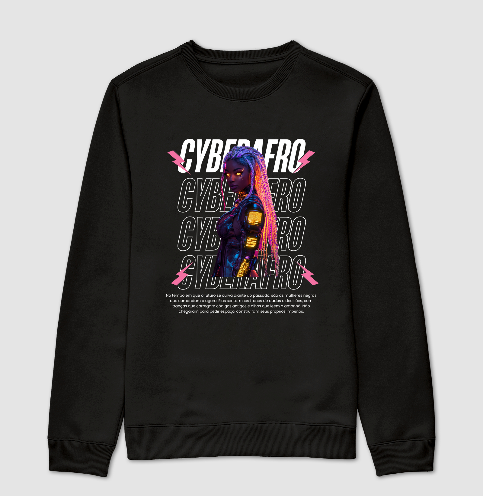 Suéter Moletom Cyber Queen