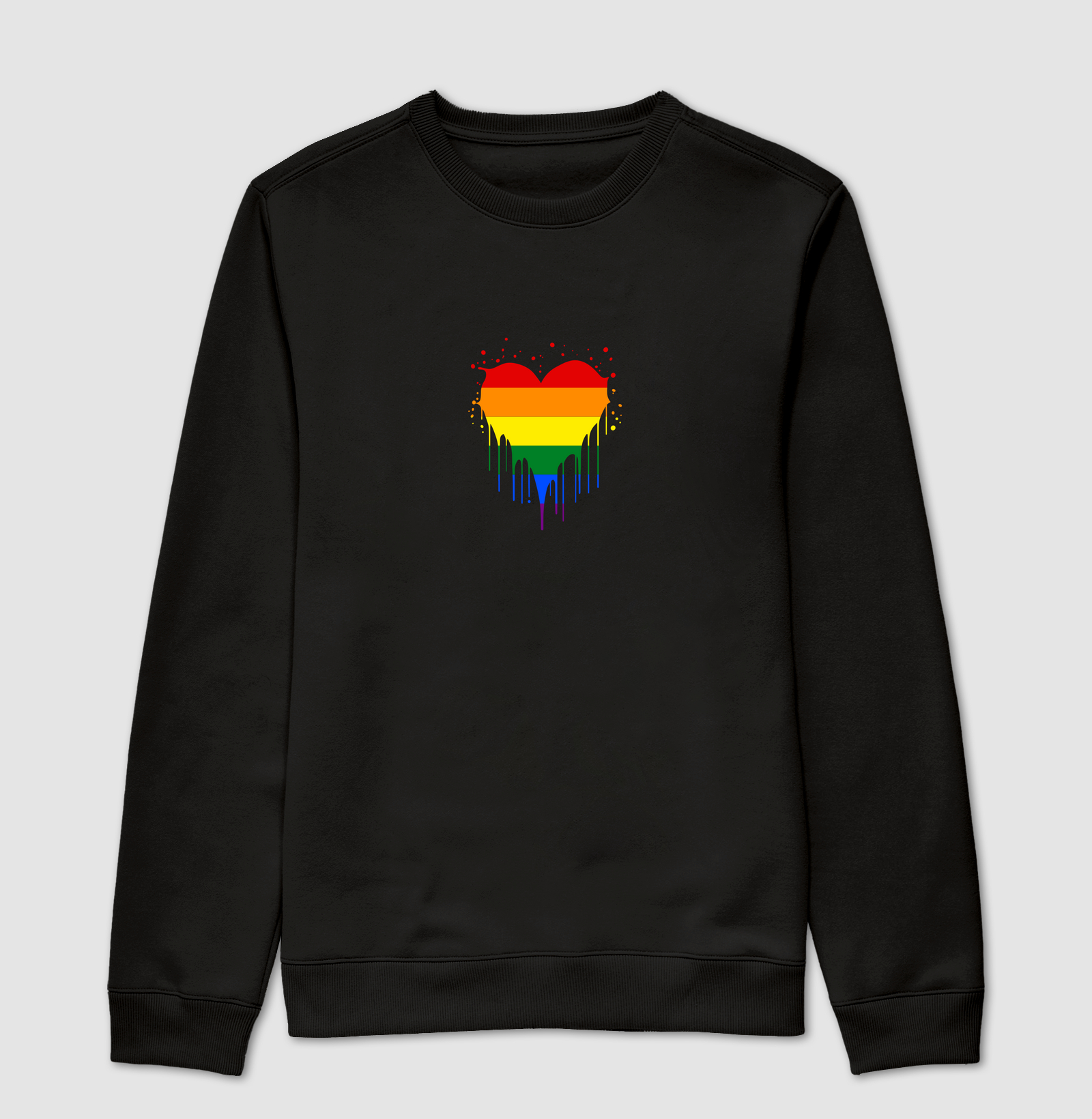 Coração LGBT Escorrendo