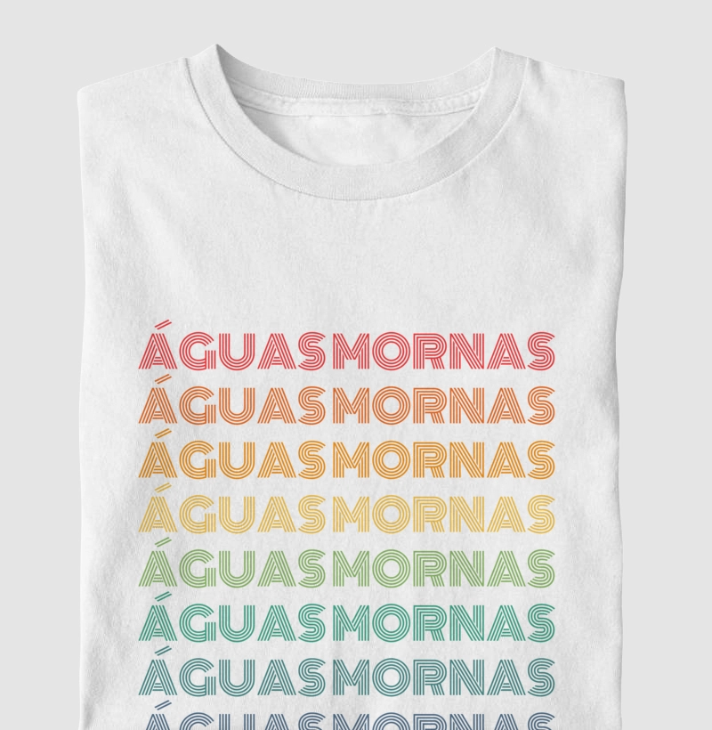 Águas Mornas Letreiro Retrô