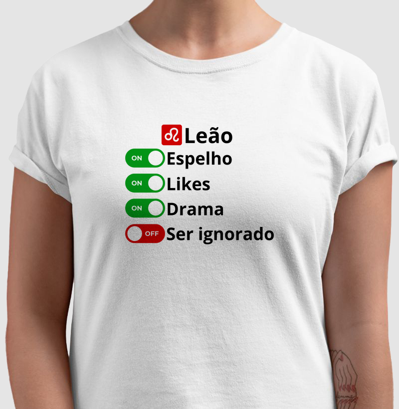 Camiseta Leão Shine