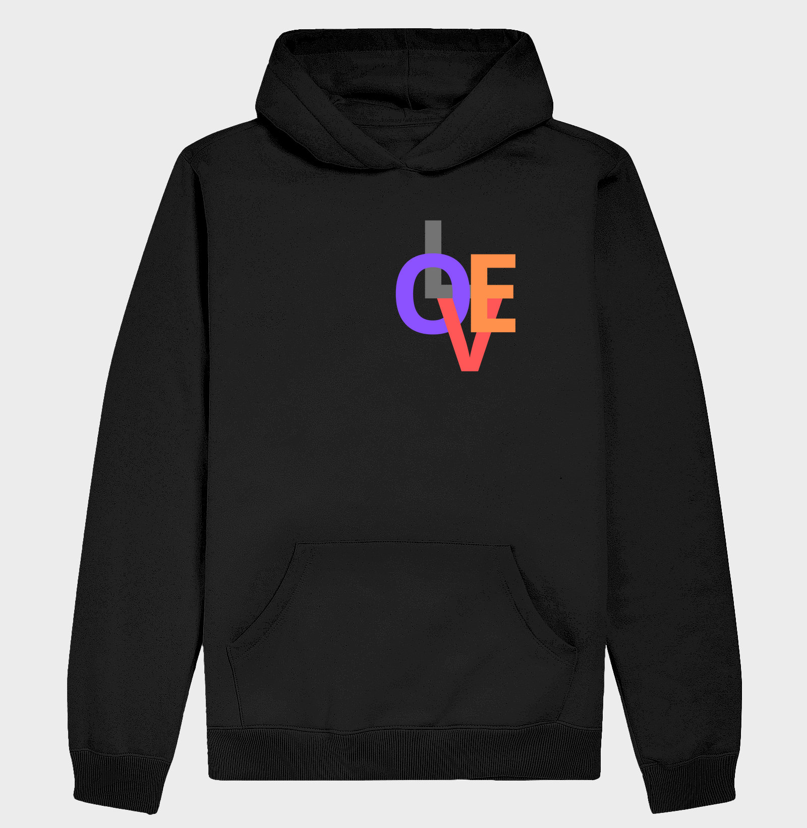 Moletom Hoodie Slim LOVE