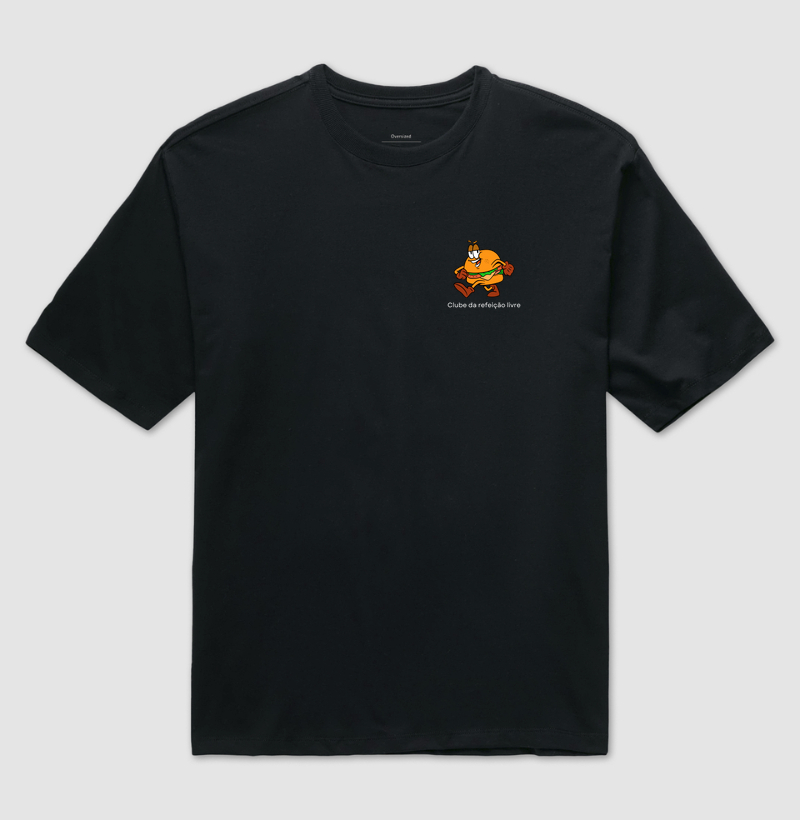 Camiseta Oversized | Clube da refeição livre