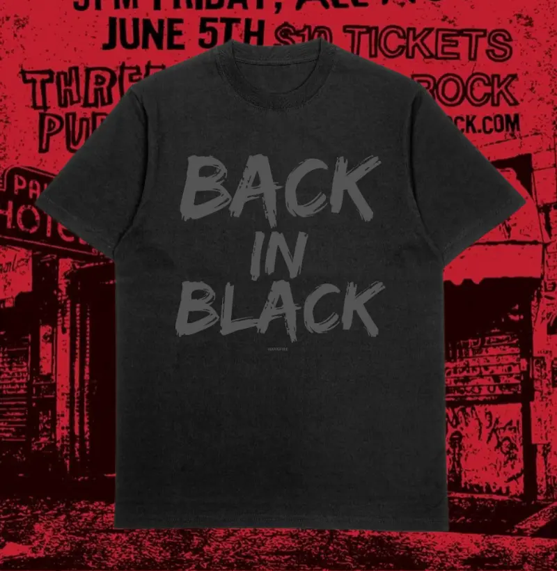 BACK IN BLACK