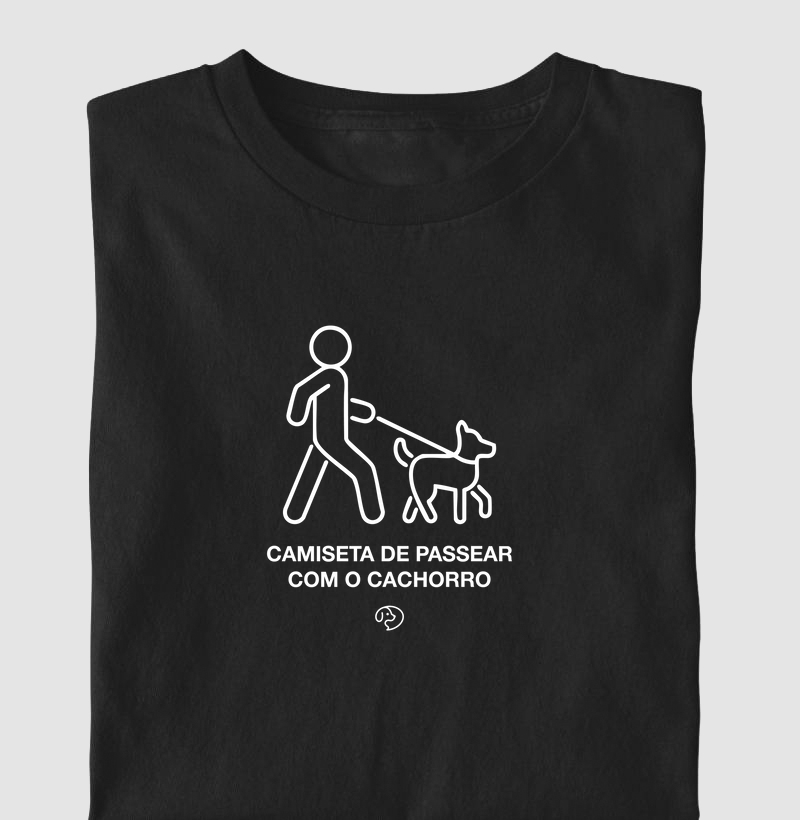 Camiseta de Passear com o Cachorro