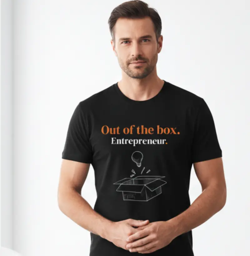 Out of the box. Entrepreneur.