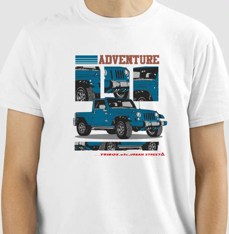 CAMISETA RESERVA.INK MASCULINA E FEMININA TRIBOS.etc OF ROADS CAR ADVENTURE