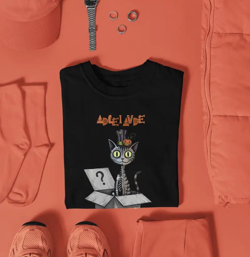 Halloween Gato de Schrödinger | Clássica