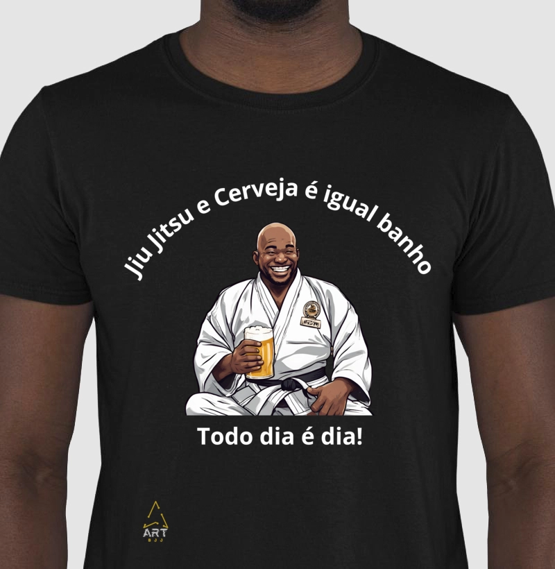 Jiu jitsu e cerveja é igual banho todo dia é dia