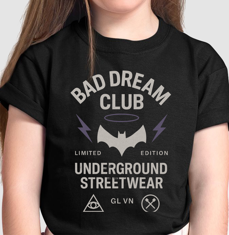 Camiseta Infantil Bad Dream - Visual