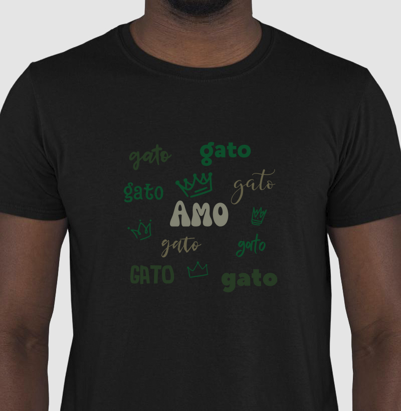 Camiseta Gato rei