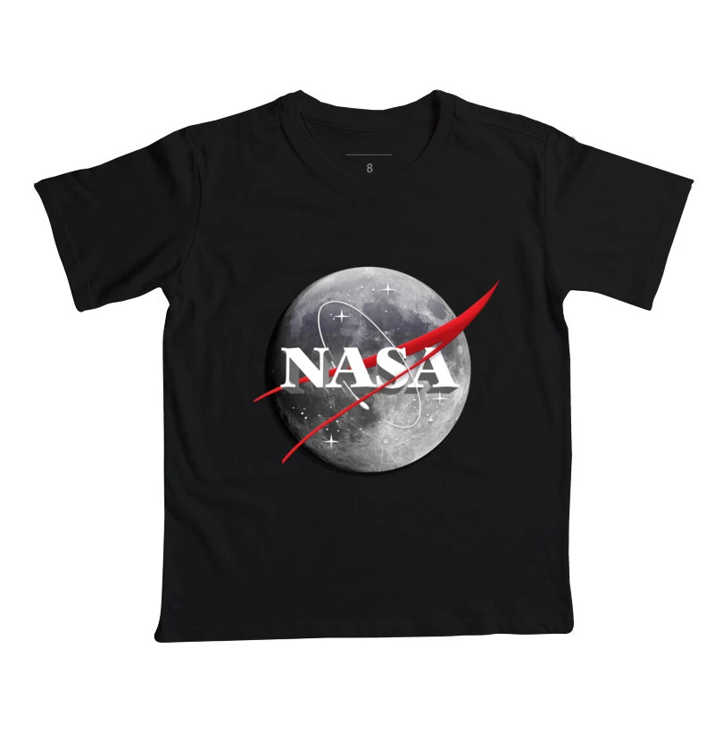 Camiseta Infantil NASA Lua