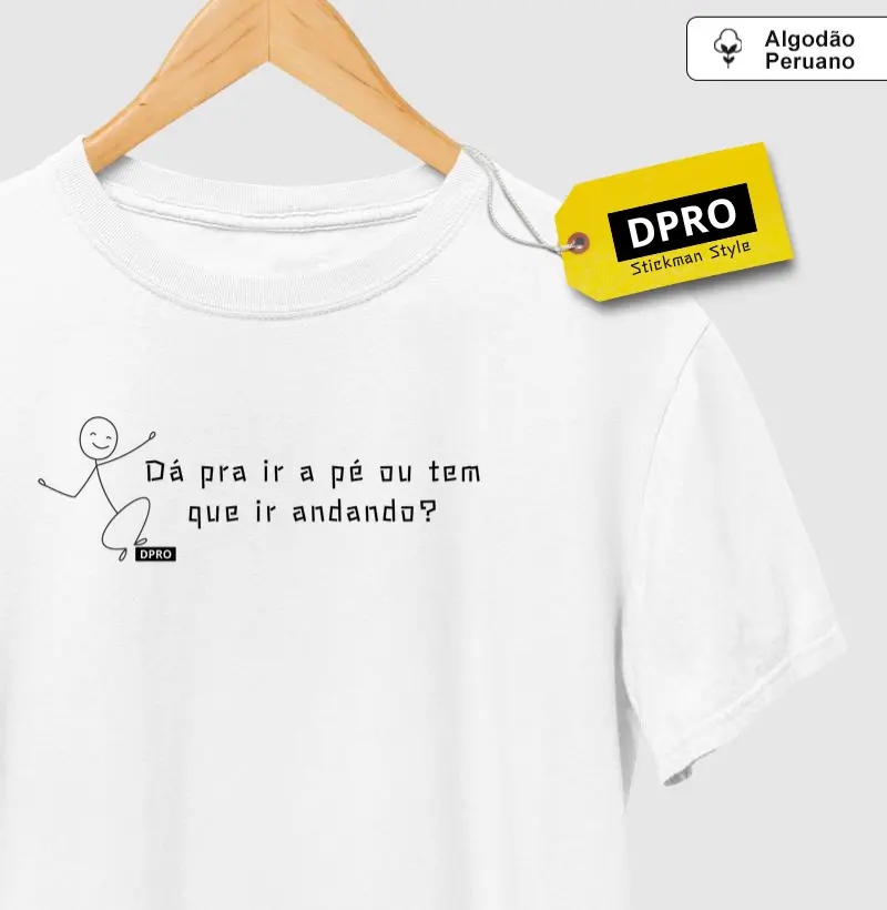 Dá pra ir a pé ou tem que ir andando