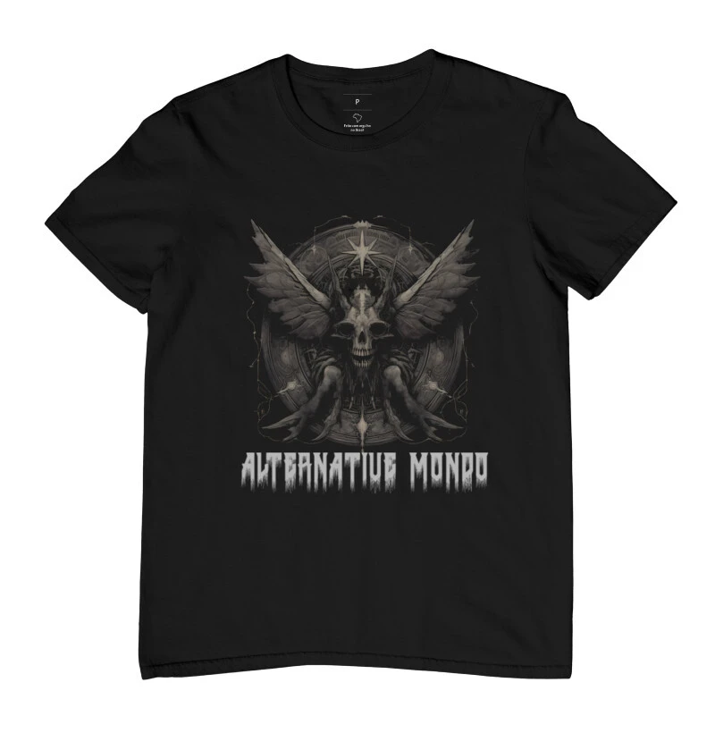 Horror wing skull