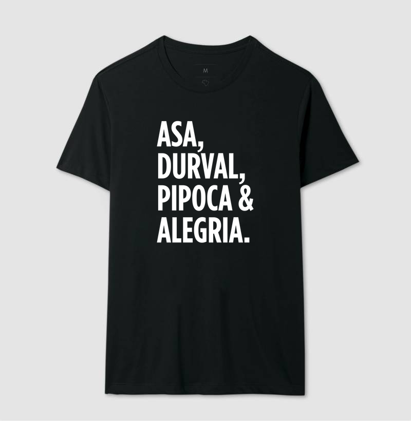 Camiseta Axé - Asa, Durval, Pipoca & Alegria