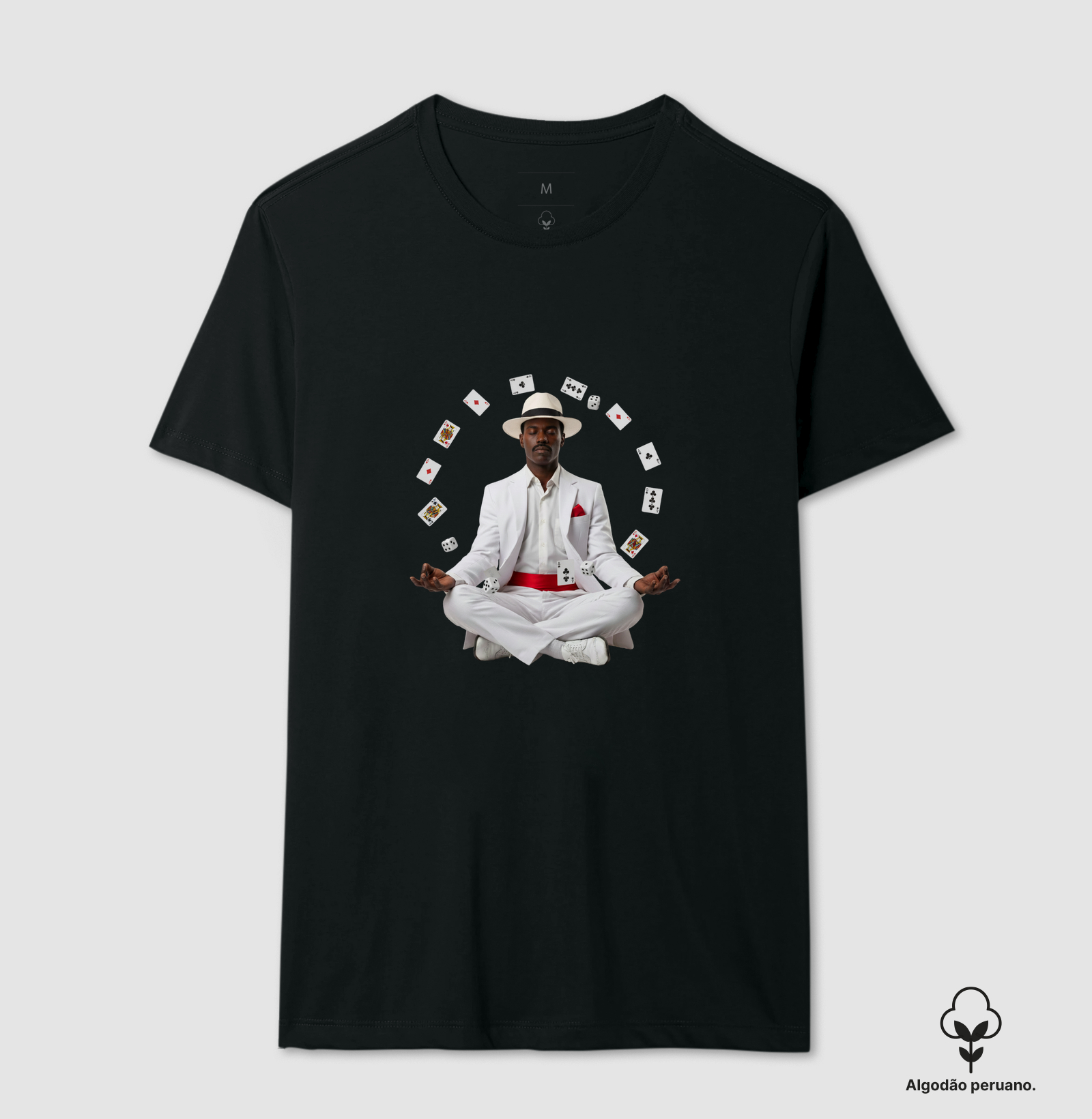 Camiseta Seu Zé Pelintra Meditando – Axé