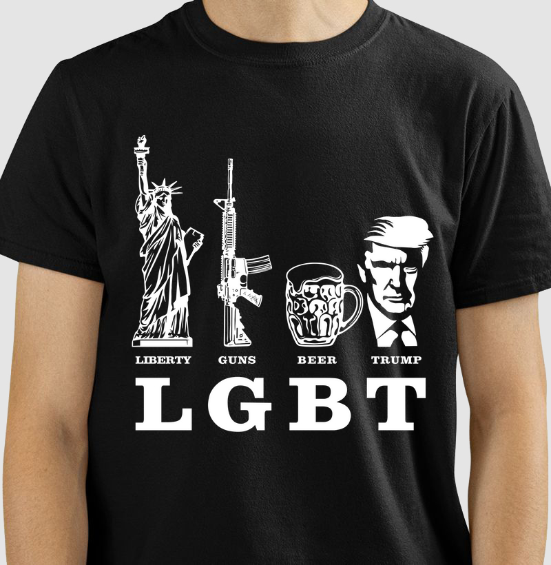 Liberty Guns Beer Trump