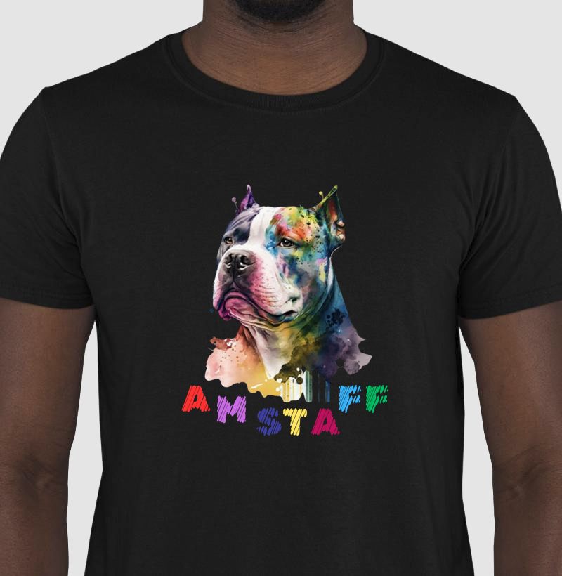 Amstaff colorido