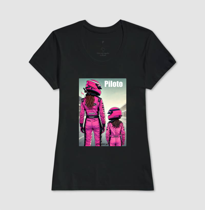 Camiseta - Mãe/Filha Piloto
