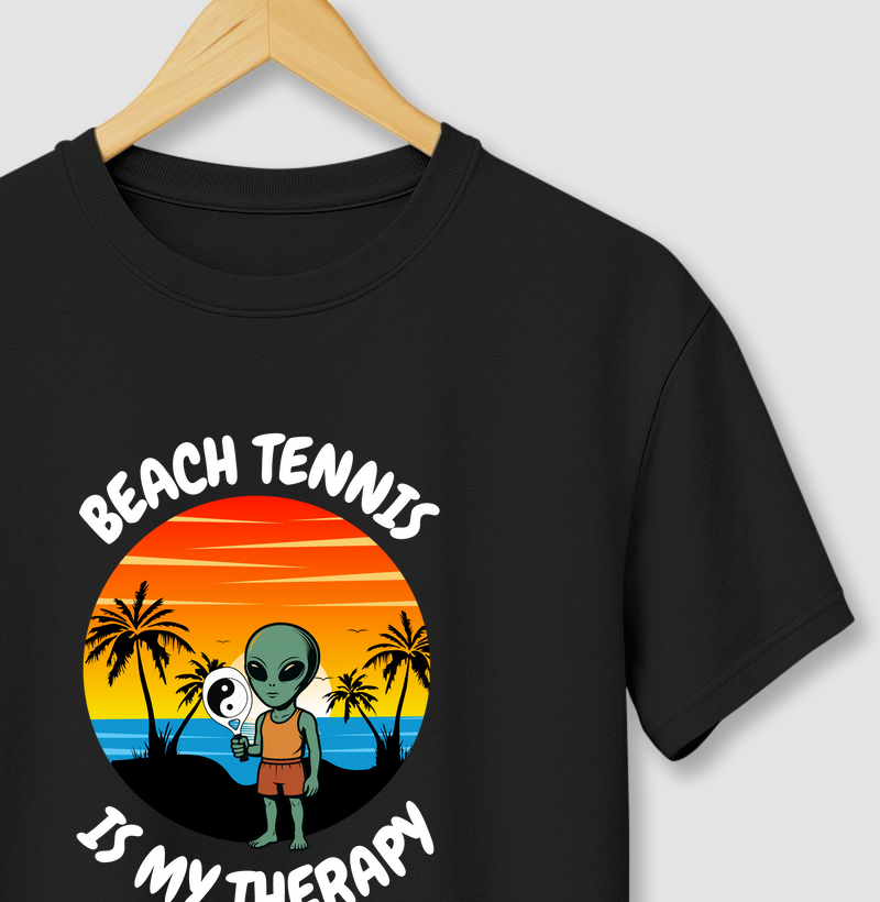 Alien Beach Tennis Is My Therapy