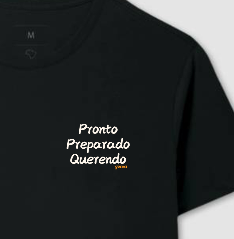 Pronto, preparado, querendo