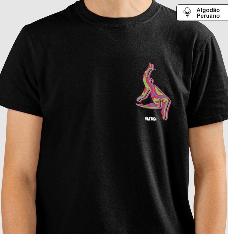 T-SHIRT "FANTASIA" / SER DANÇANTE MINIMALISTA (ALGODÃO PERUANO)
