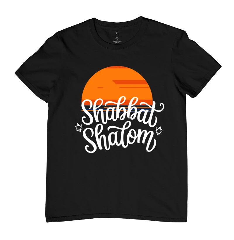 Camisas coleção dia sagrado SHABBAT SHALOM