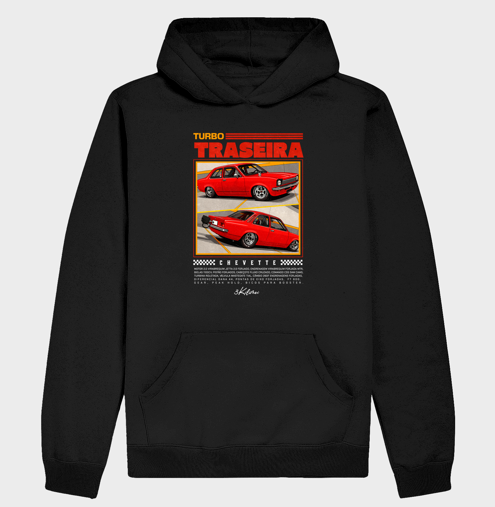 Camiseta - Turbo Traseira - Chevette