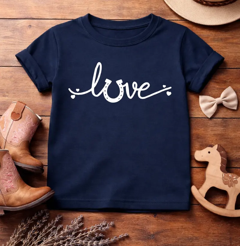 Camiseta Infantil Love Raiz 100% Algodão Premium