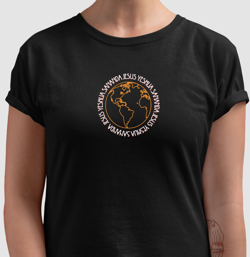 Camiseta J.Y.S. Terra Preta Feminina