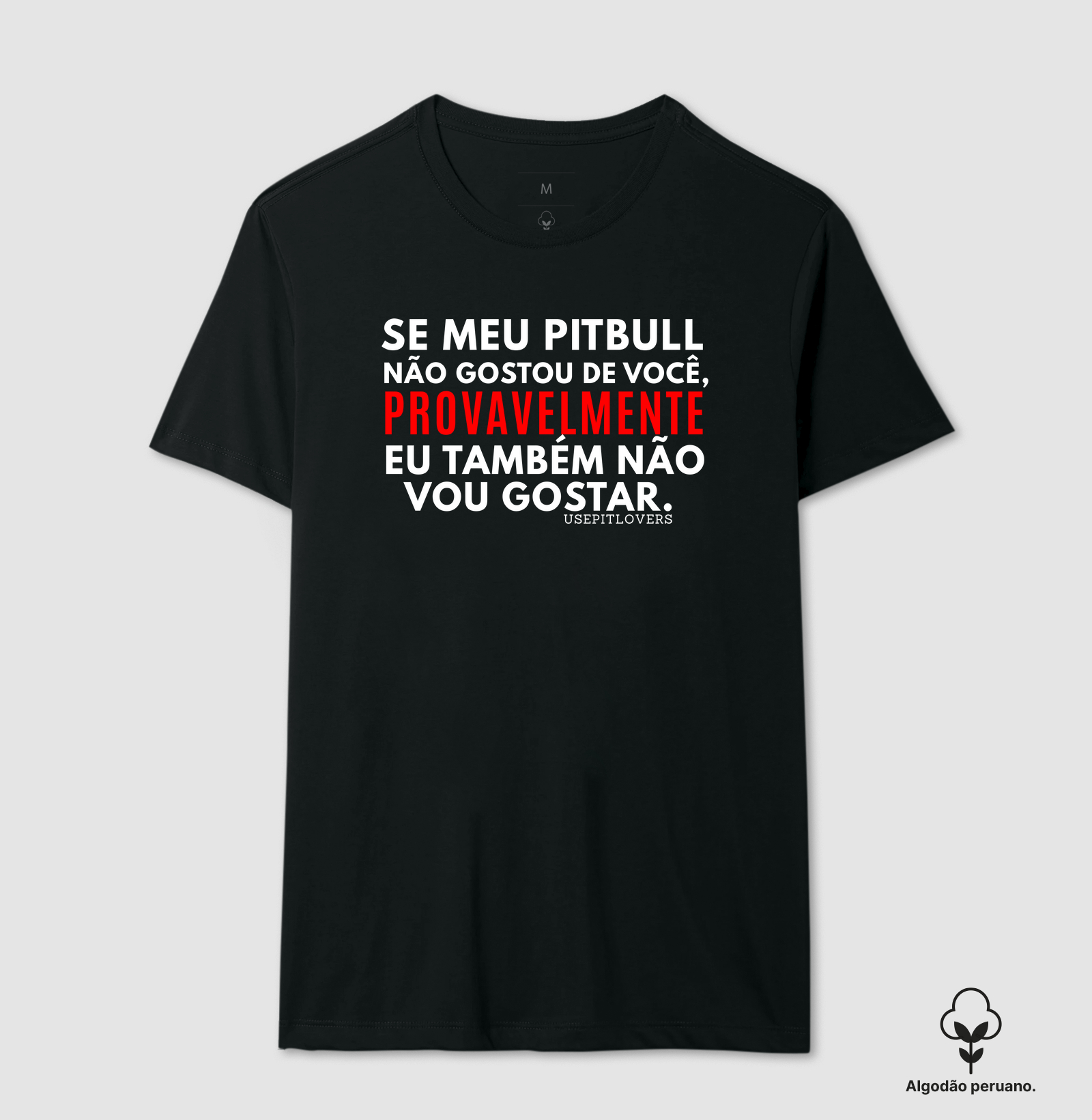 SE MEU PIT BULL NÃO GOSTOU DE VOCÊ PROVAVELMENTE EU TAMBÉM NÃO VOU GOSTAR