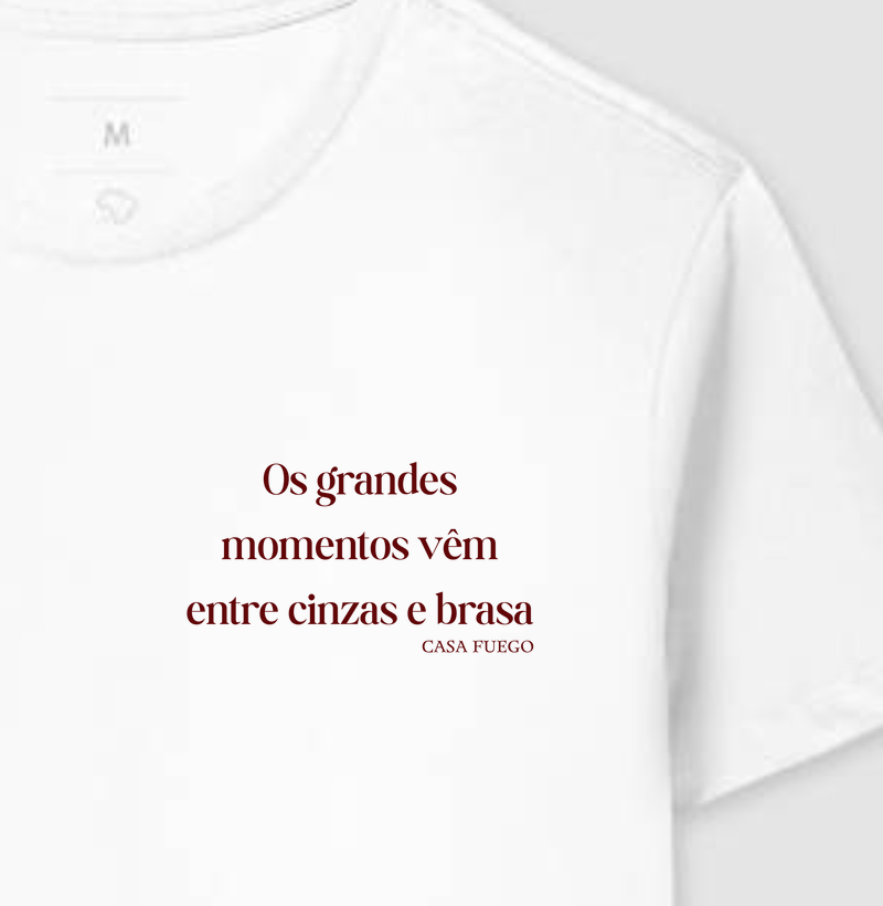 Os grandes momentos vêm entre cinzas e brasa
