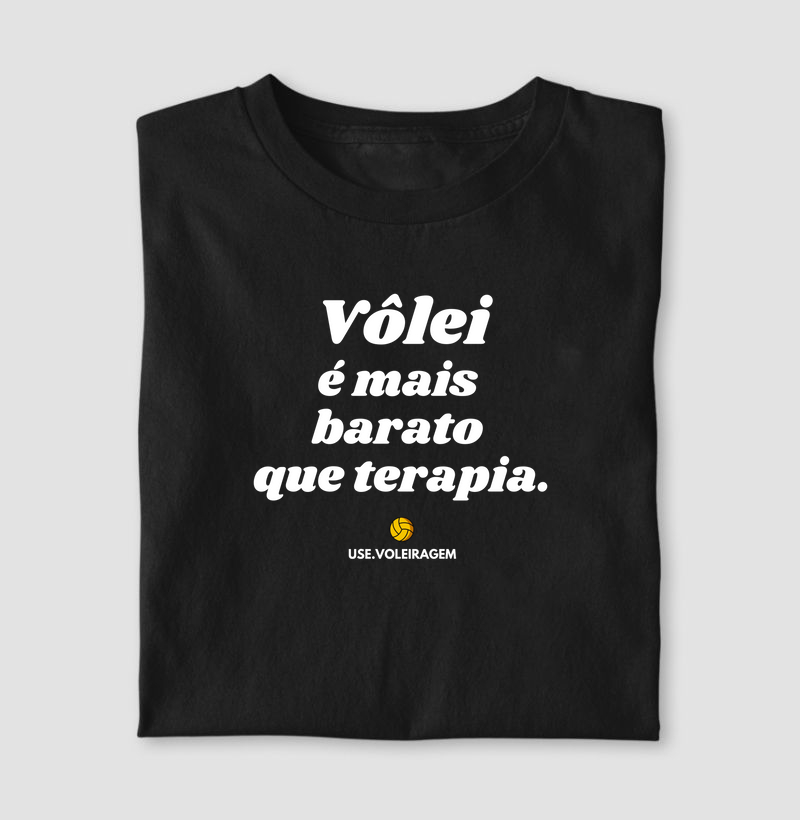 Vôlei é mais barato que terapia. (frase)
