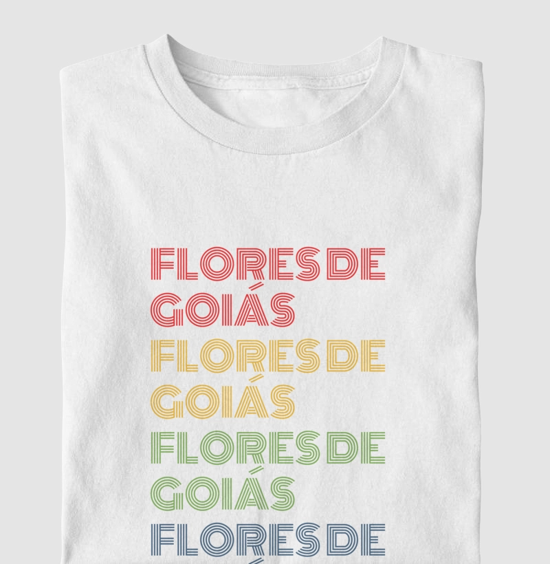 Flores de Goiás Letreiro Retrô