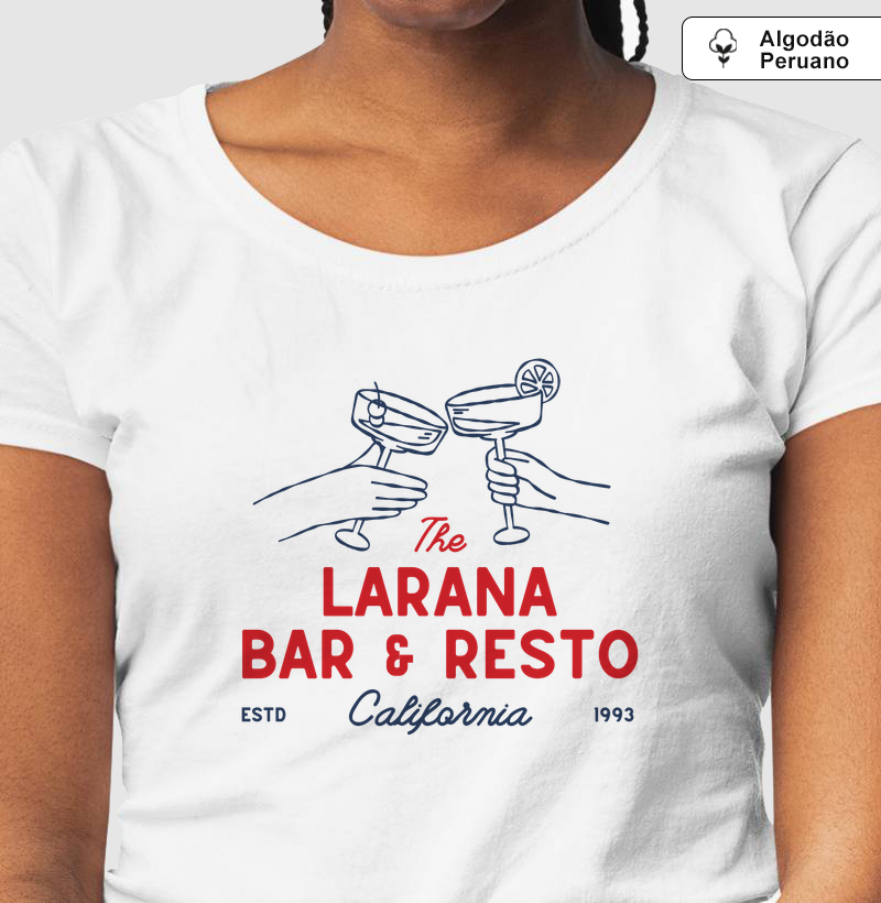 Camiseta Algodão Peruano Larana
