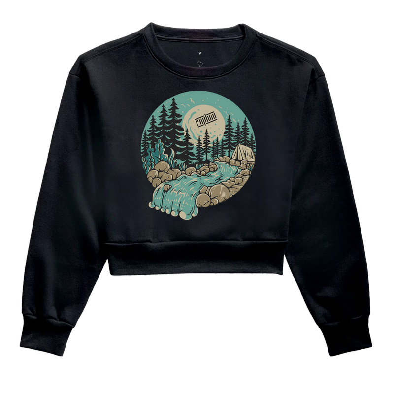 Cachoeira na floresta