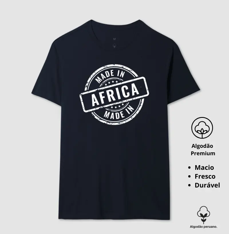 Camiseta Animalis Made in Africa 100% Algodão