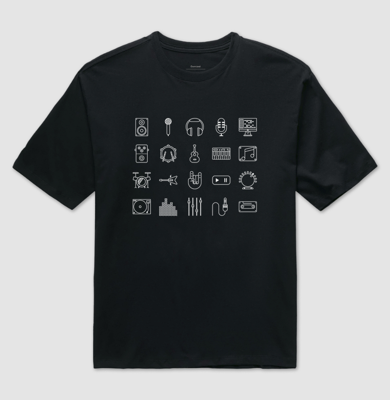 MUSIC ICONS OUTLINE