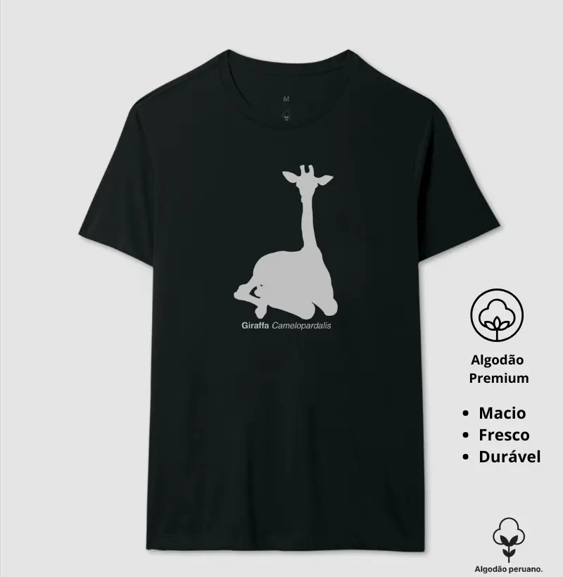 Camiseta Animalis 100% Algodão Peruano