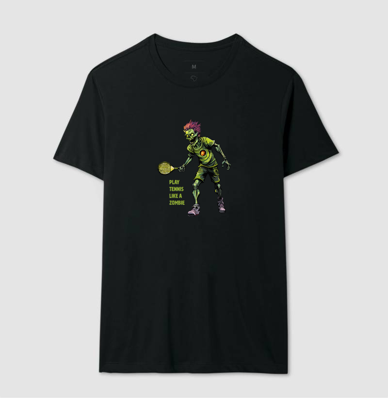 Camiseta Play Tennis like a Zombie