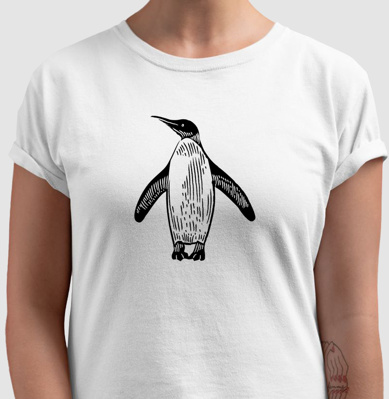 camiseta pinguim