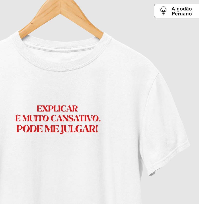 Explicar é muito cansativo. 