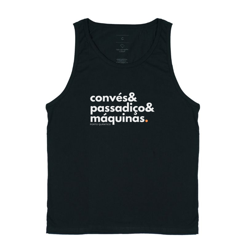 Regata Unissex 100% Algodão - Convés & Passadiço & Máquinas