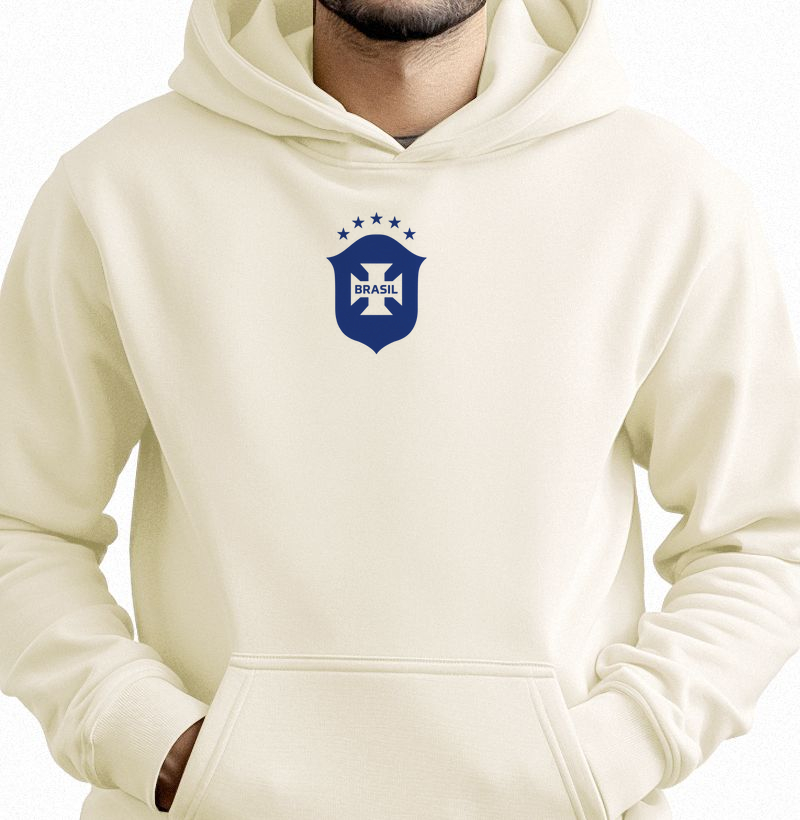 Moletom Canguru Escudo Brasil