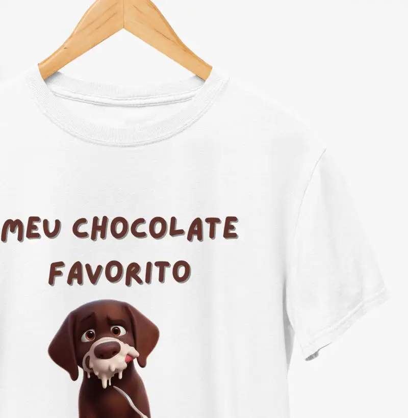 Camiseta/ meu chocolate