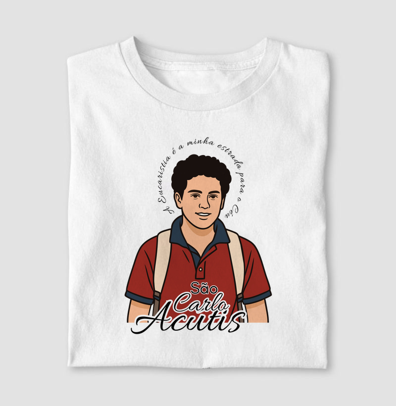 Camiseta São Carlo Acutis 