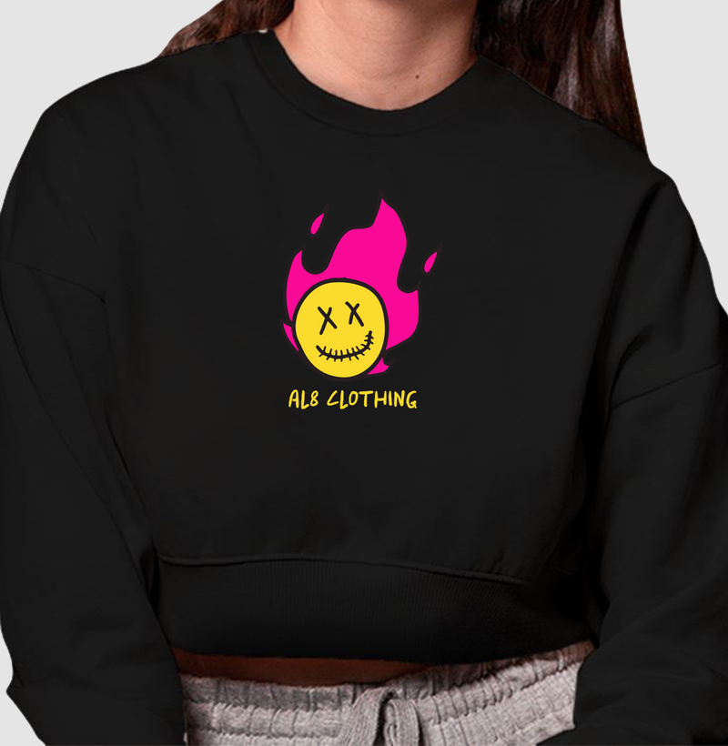 Cropped Moletom Smilex